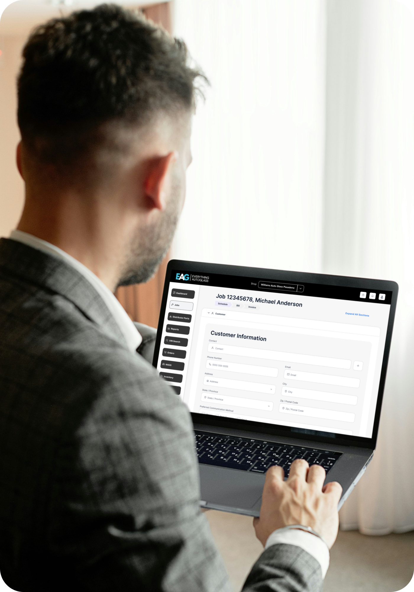 Everything Autoglass, SaaS CRM System, Mobile and Desktop UX/UI 2024